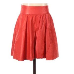 Alice and Olivia leather skirt